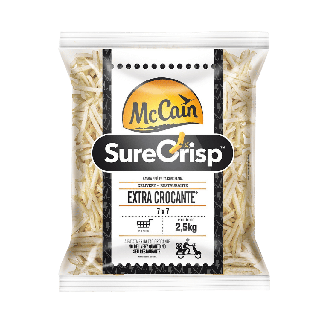 Batata SureCrisp 7mm Cong 8x2,25kg - McCain